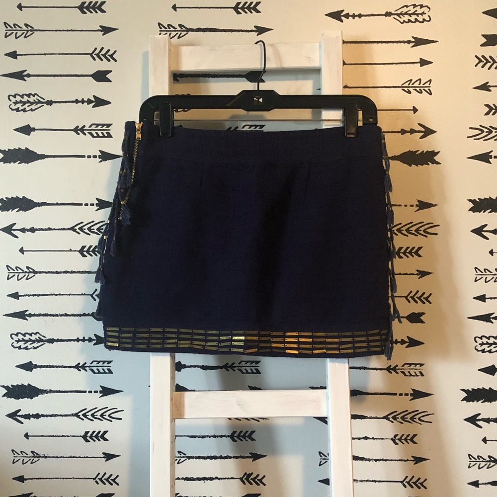 RACHEL Cotton Tweed Skirt Sz 2